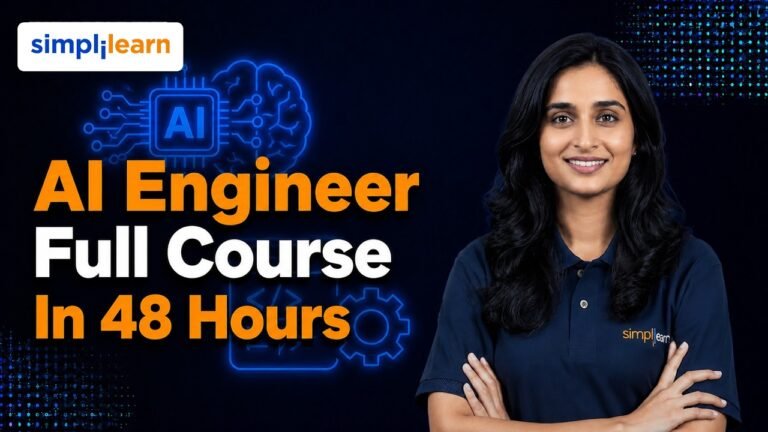 AI Engineer Full Course 2026 | Python, Machine Learning, GenAI & MLOps | Simplilearn