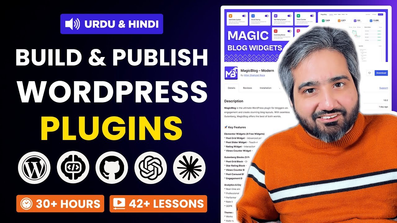 Build & Publish WordPress Plugins with AI & Vibe Coding | Complete Course 2025